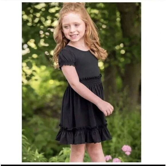 Matilda Jane Perfectly Paired BLACK lap dress 8 - Picture 1 of 9